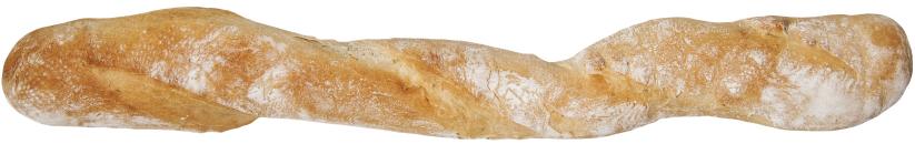 Foto: Langwerpig vers gebakken biologisch brood.